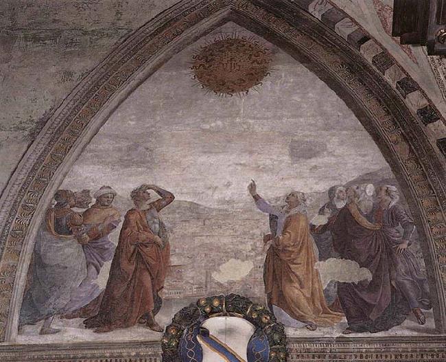 GHIRLANDAIO, Domenico Meeting of Augustus and the Sibyl China oil painting art